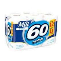 PAPEL HIG PALOMA COM 4 ROLOS 60M NEUTRO