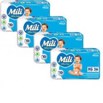 FRALDA MILI ULTRA SECA JUMBO P/M/G/XG/XXG